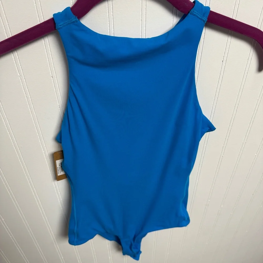 Skims Fits Everybody High Neck Bodysuit Mykonos XS - Picture 4 of 7